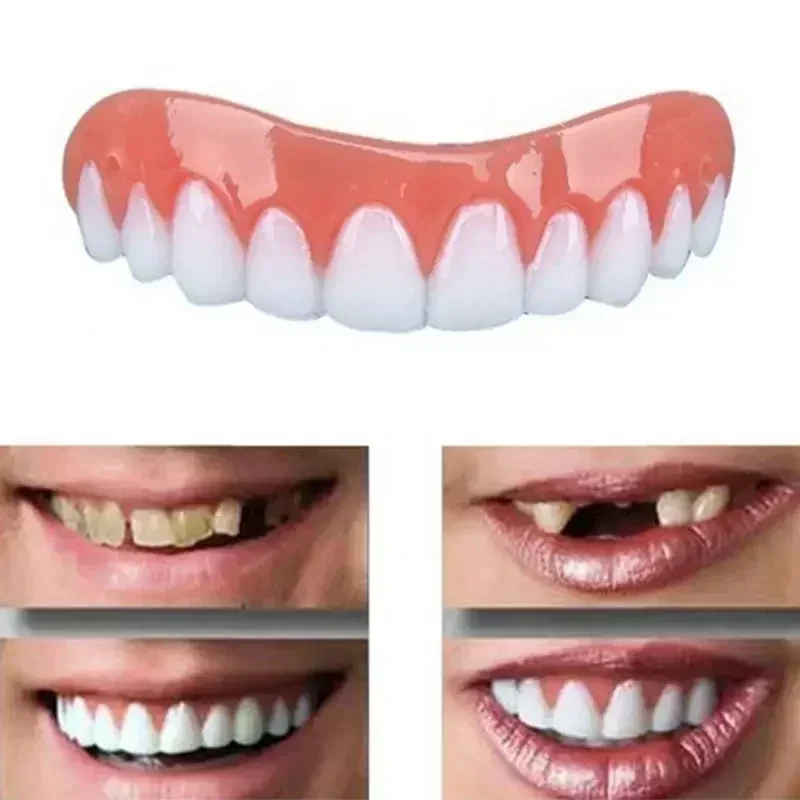 Teeth Whitening With Braces - New False Teeth Silicone Upper &