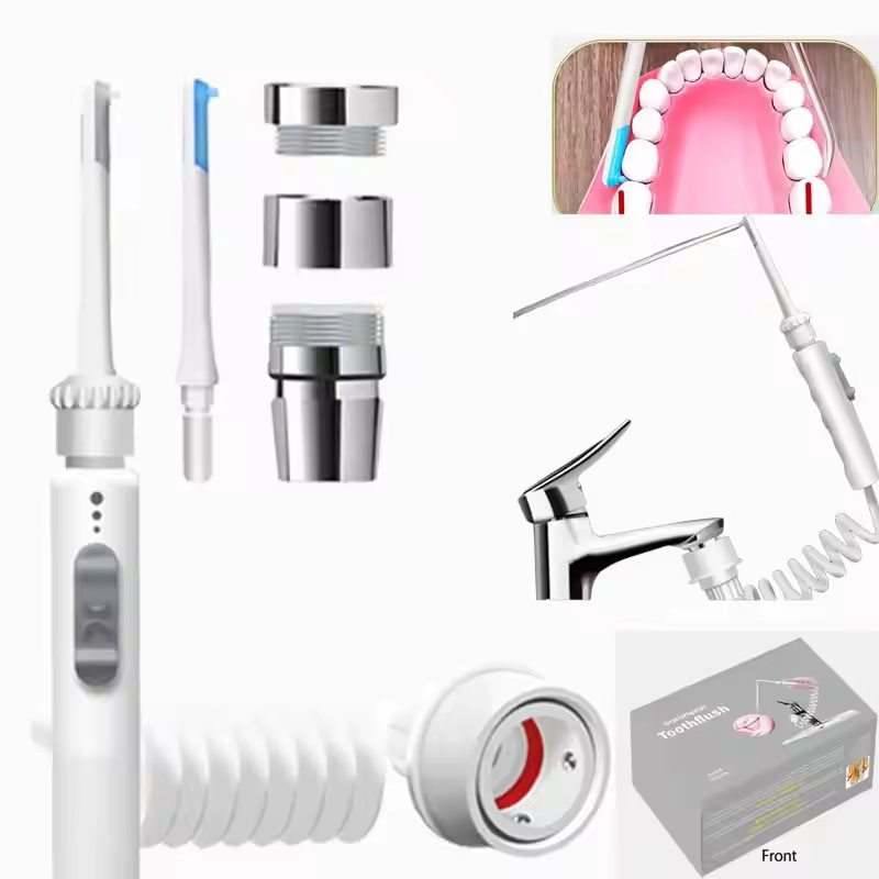Dental Floss Picks - Water Dental Flosser Faucet Oral Irrigator
