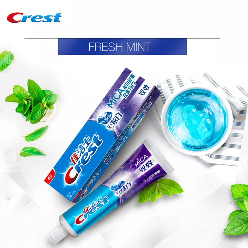 Teeth Whitening Naturally - Kem Đánh Răng Crest 3D MICA