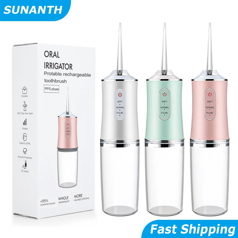 Dental Floss Picks - Portable Dental Water Flosser Oral Irrigator