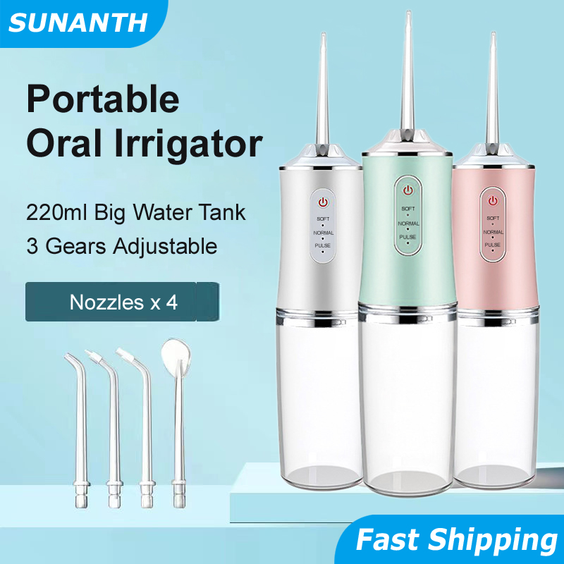 Water Flosser Cordless - Portable Smart Electric Oral Irrigator 4
