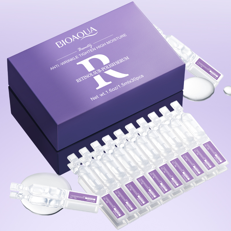 30pcs BIOAQUA Retinol Vitamin  - đánh giá và giá The Ordinary Serum Hyaluronic Acid