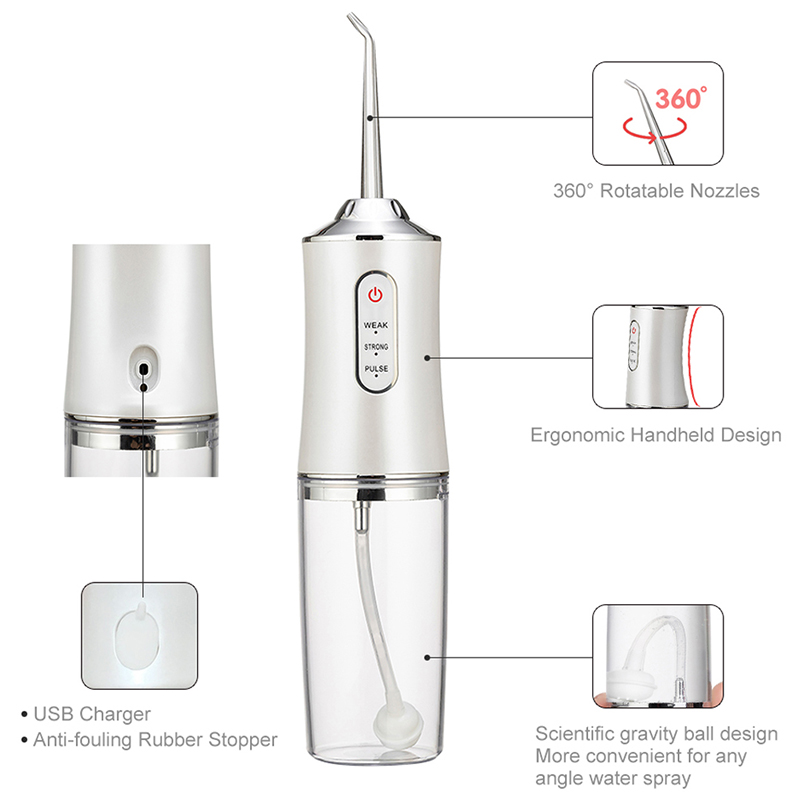Portable Smart Electric Oral I - đánh giá và giá Water Flosser Cordless