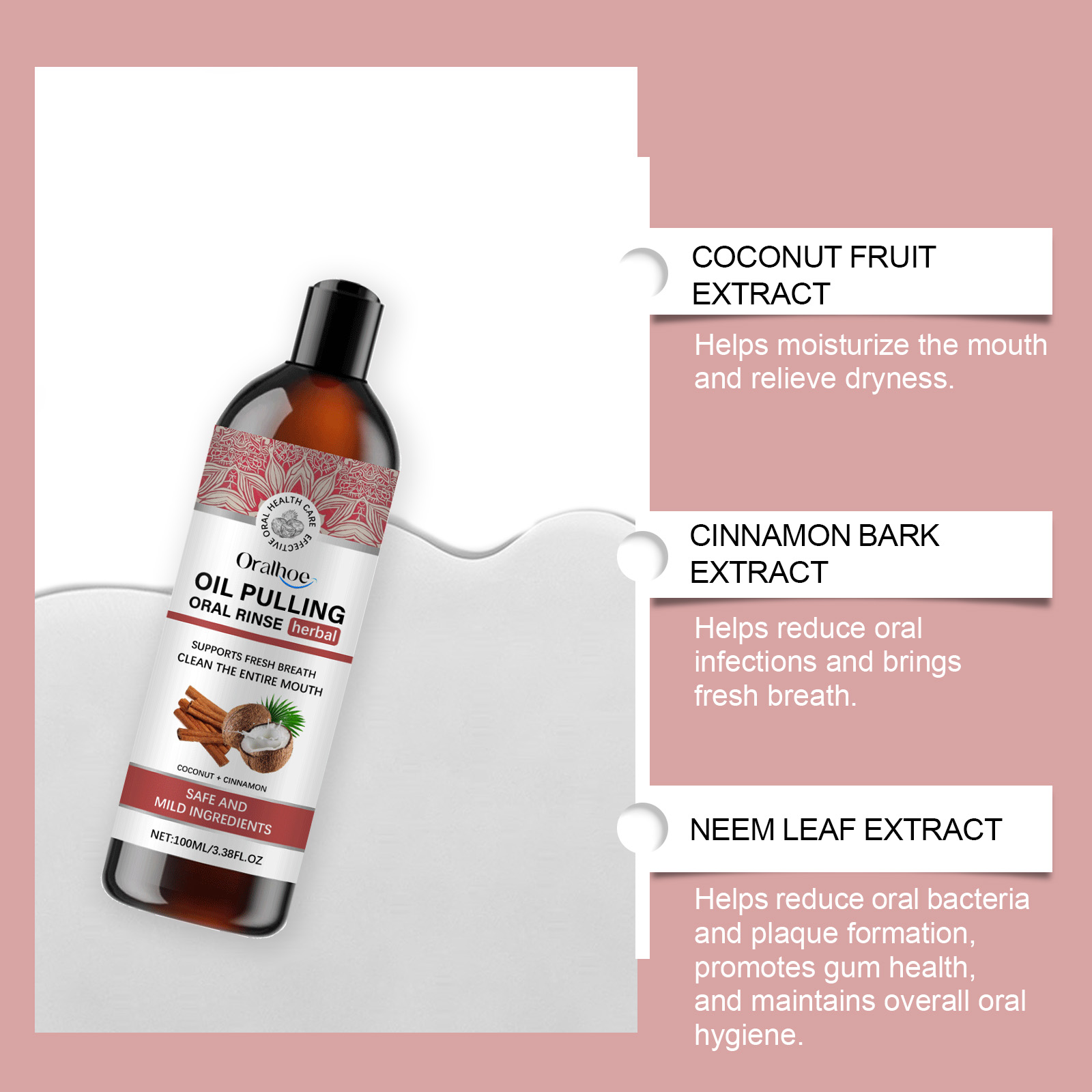 Coconut Pulling Oil Mouthwash  - đánh giá và giá Teeth Whitening With Coconut Oil