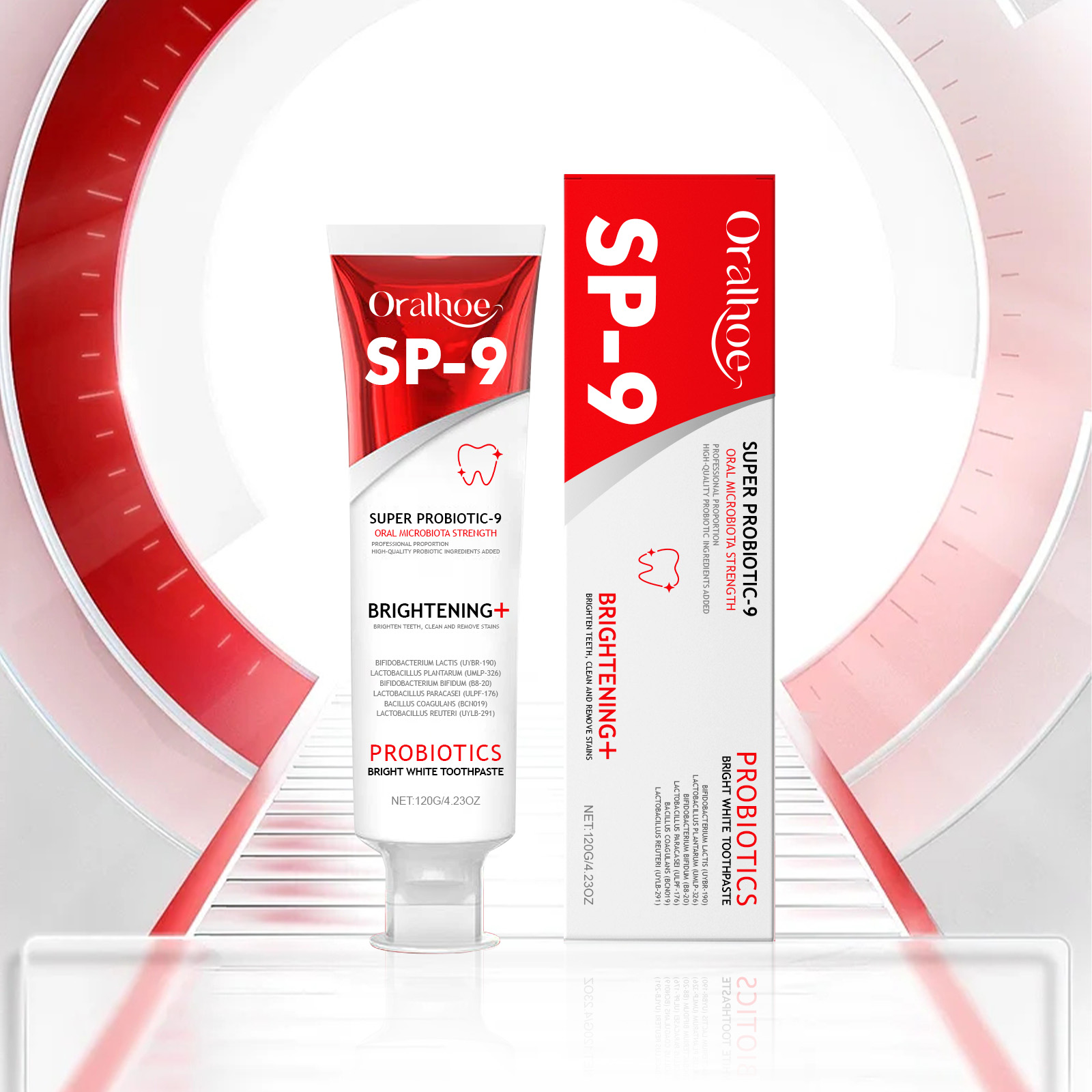 Sp-9 Probiotic Toothpaste Clea - đánh giá và giá Teeth Whitening Naturally
