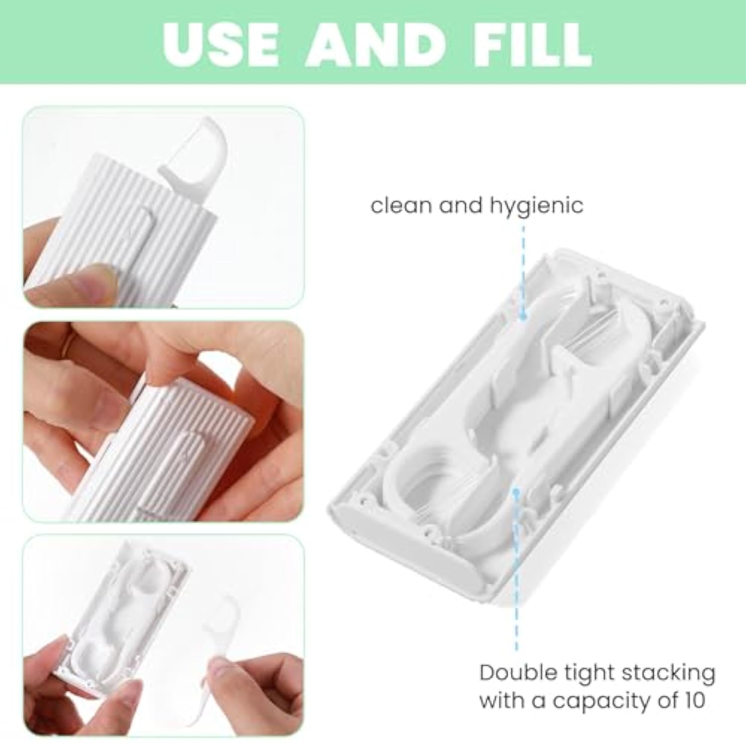 Portable Automatic Dental Flos - đánh giá và giá Dental Floss Picks