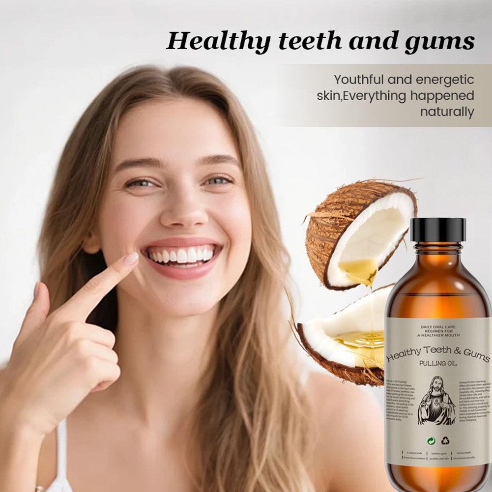 Coconut Mint Oil Pulling Mouth - đánh giá và giá Teeth Whitening With Coconut Oil