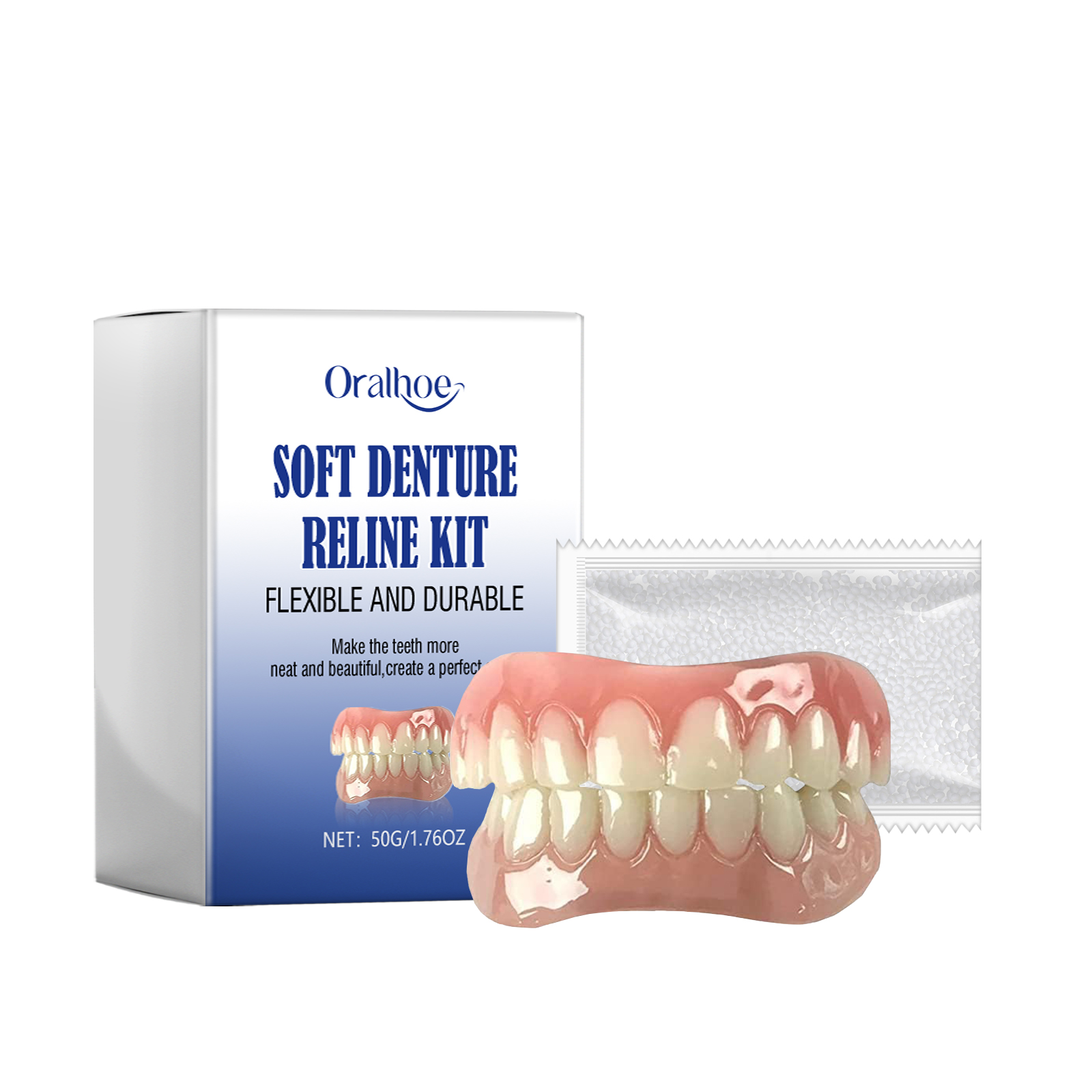 Soft Denture Reline Kit Perfec - đánh giá và giá Teeth Whitening With Braces
