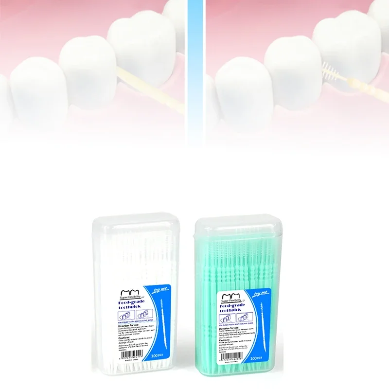 100pcs Double Head Dental Flos - đánh giá và giá Dental Floss Picks