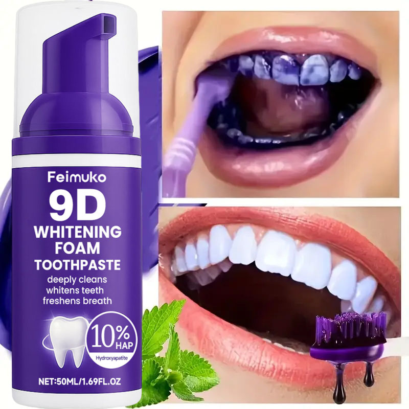 9D Purple Teeth Whitening Toot - đánh giá và giá Teeth Whitening Naturally