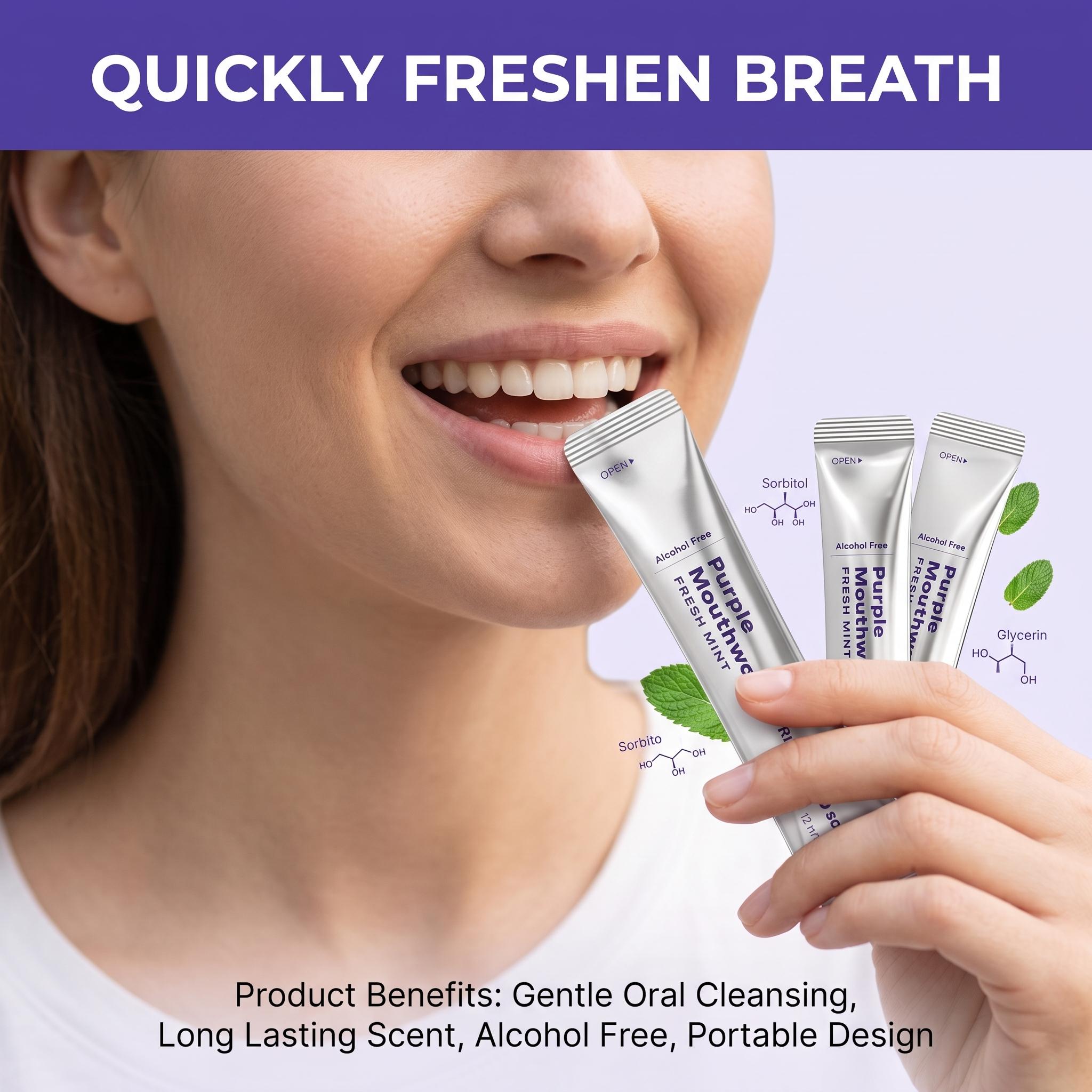 20Pack Purple Mouthwash For Te - đánh giá và giá Teeth Whitening Xylitol