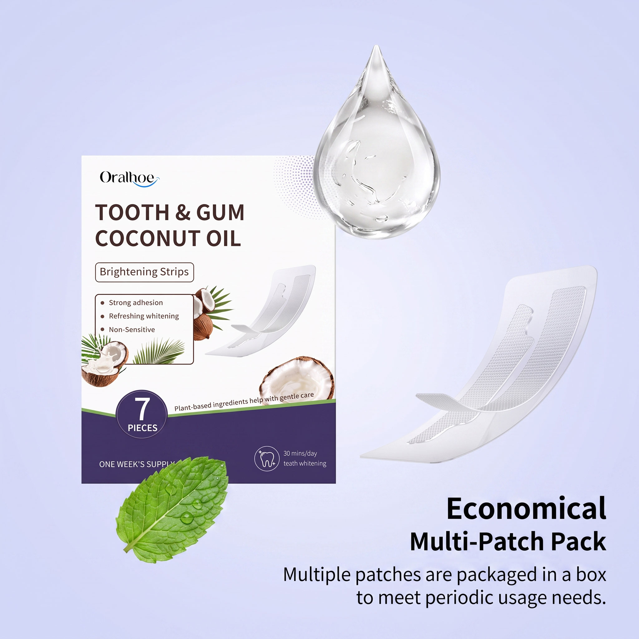Oralhoe Coconut Oil Teeth Brig - đánh giá và giá Teeth Whitening With Coconut Oil