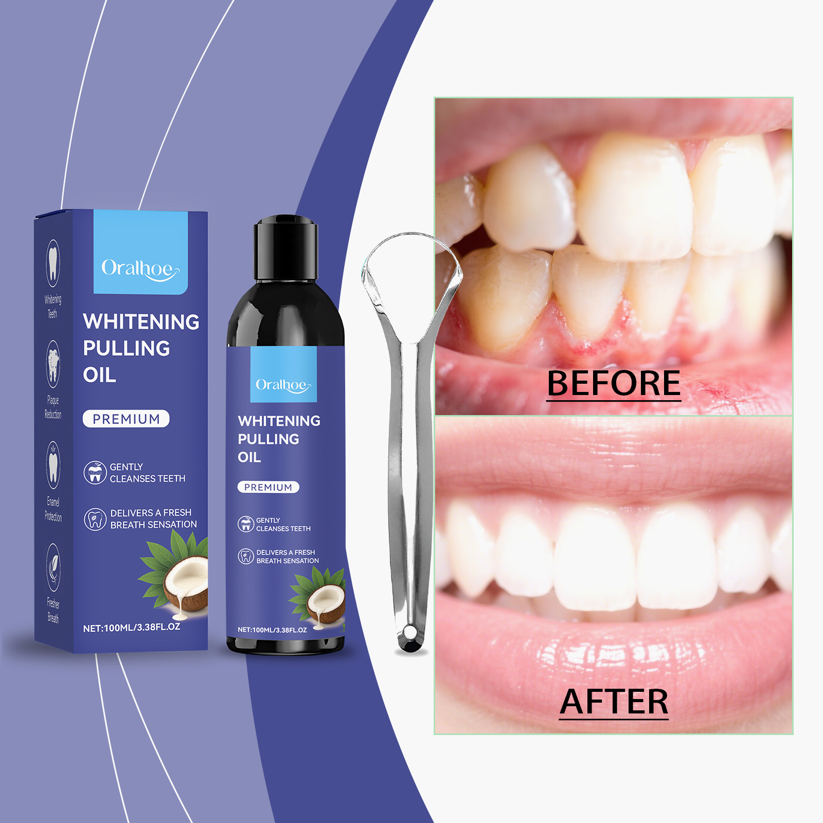 Peppermint Coconut Oil Pulling - đánh giá và giá Teeth Whitening With Coconut Oil