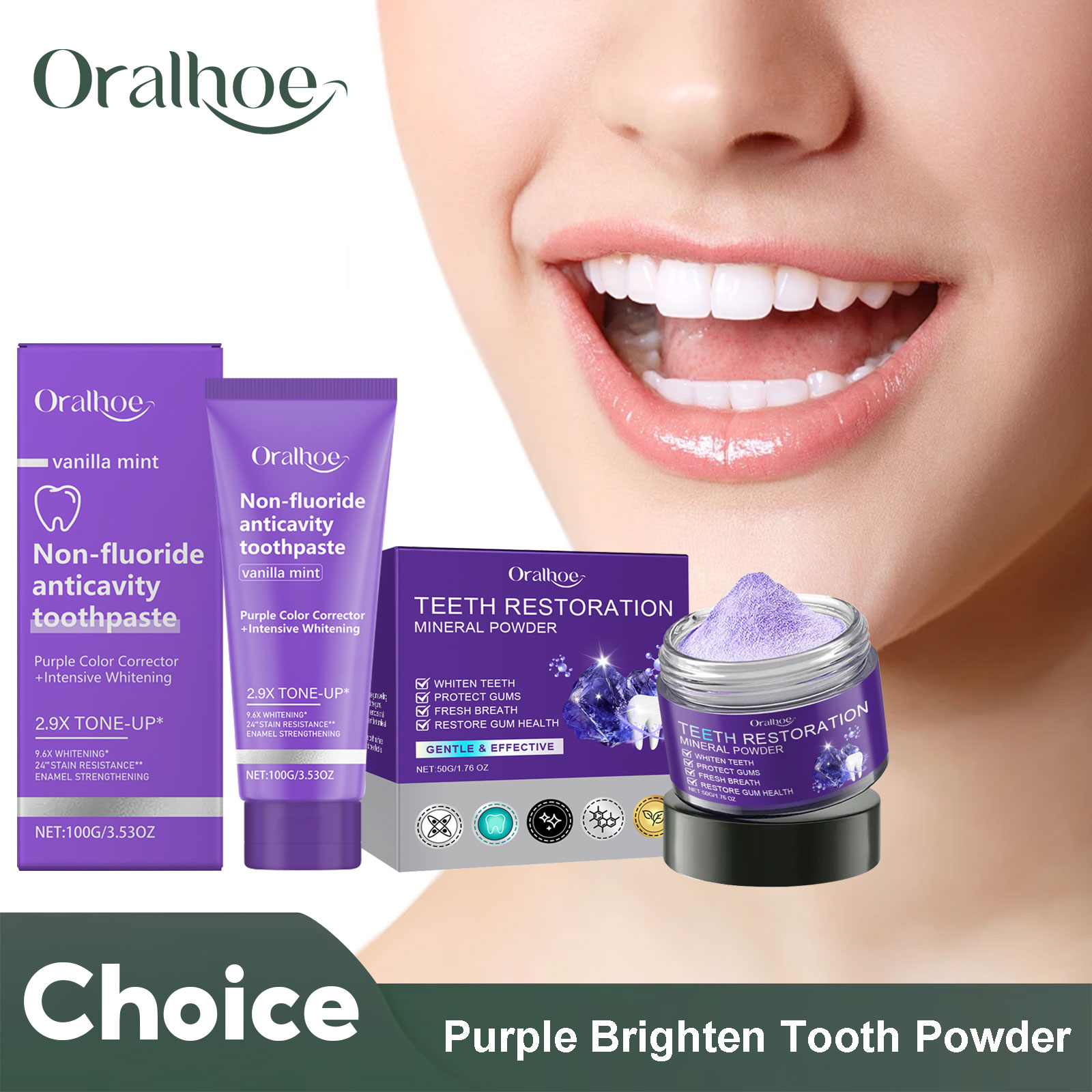 Teeth Restoration Mineral Powd - đánh giá và giá Teeth Whitening Naturally