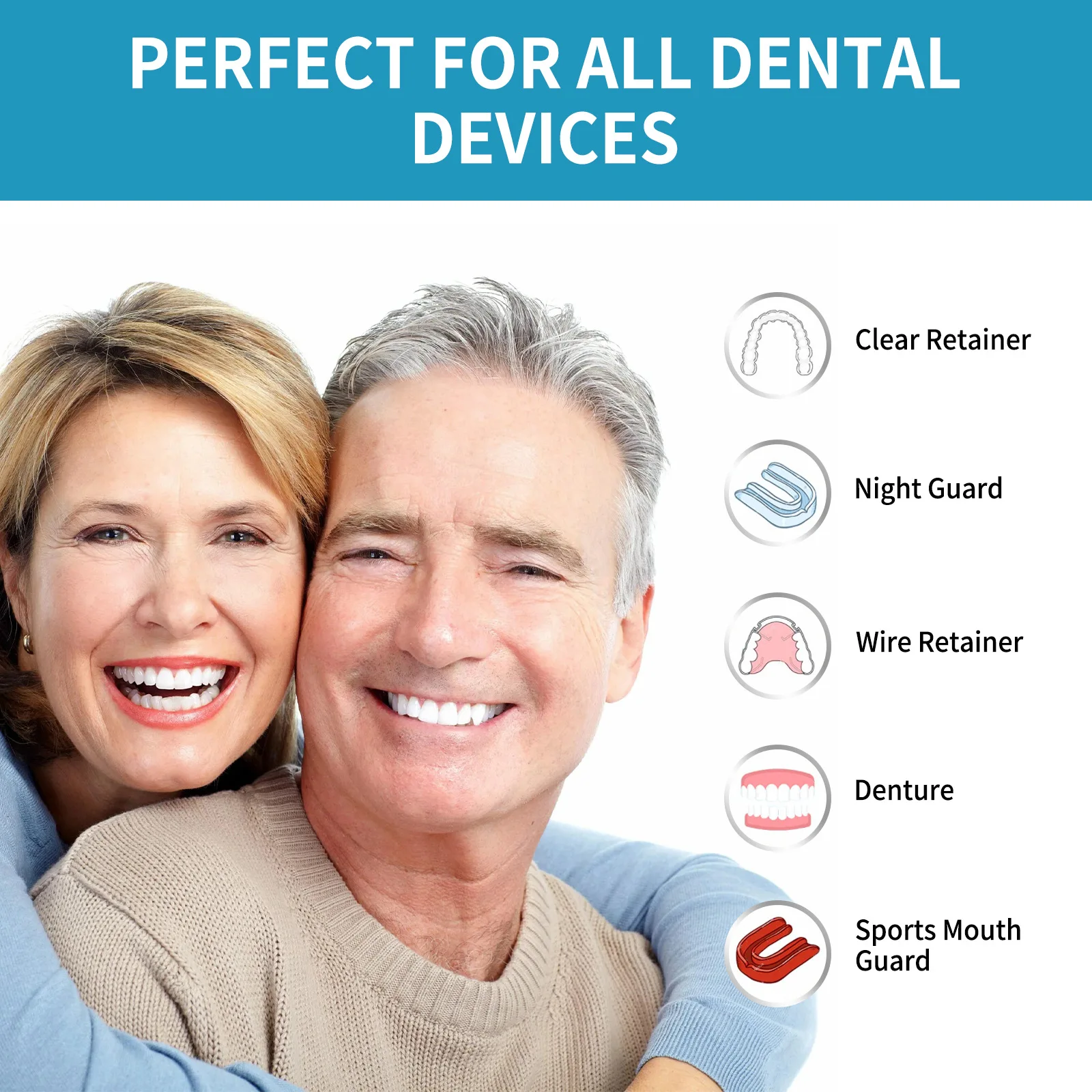 Aligner Denture Cleaner Foam D - đánh giá và giá Teeth Whitening Naturally