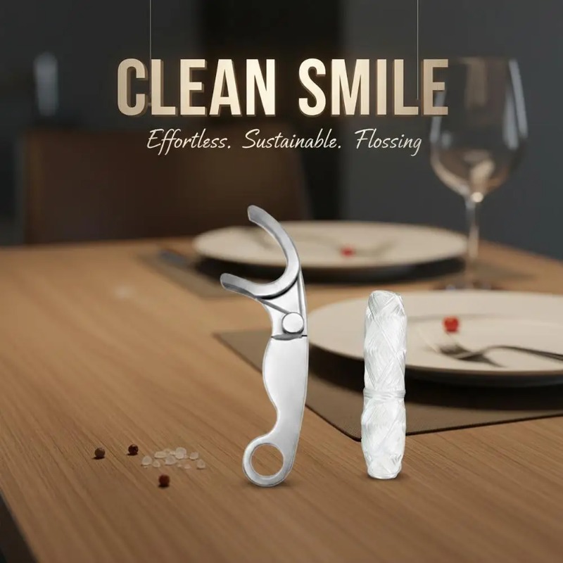 Stainless Steel Reusable Tooth - đánh giá và giá Dental Floss Picks