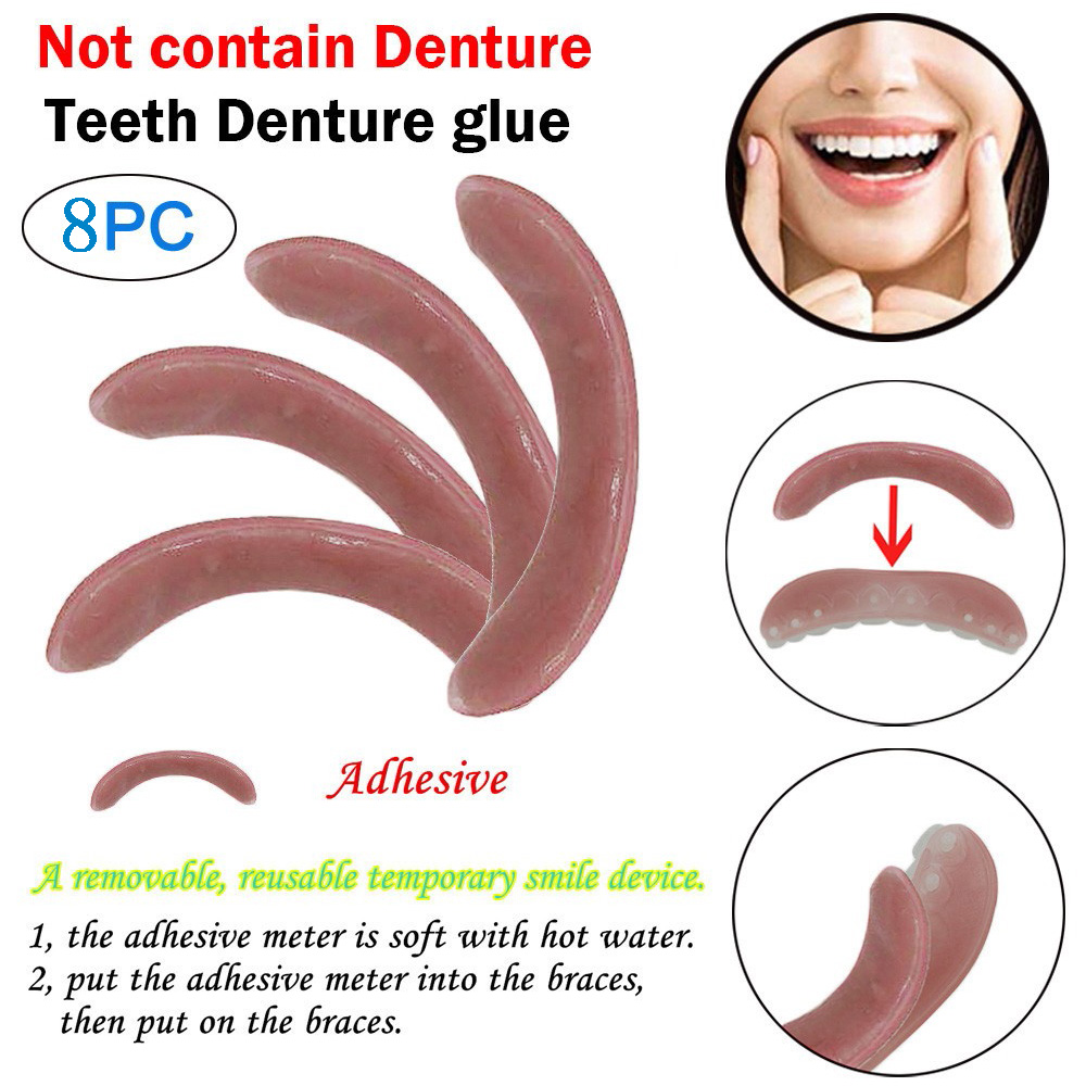 4/8 Pcs Whitening Braces Adhes - đánh giá và giá Teeth Whitening With Braces