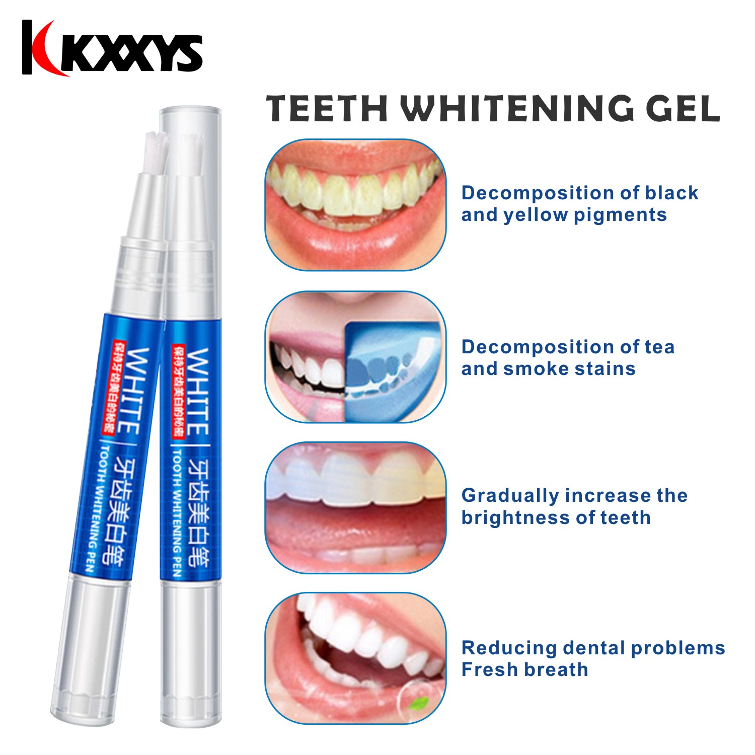 2*3Ml Trắng Phổ Biến Làm Trắng - đánh giá và giá Teeth Whitening Pen