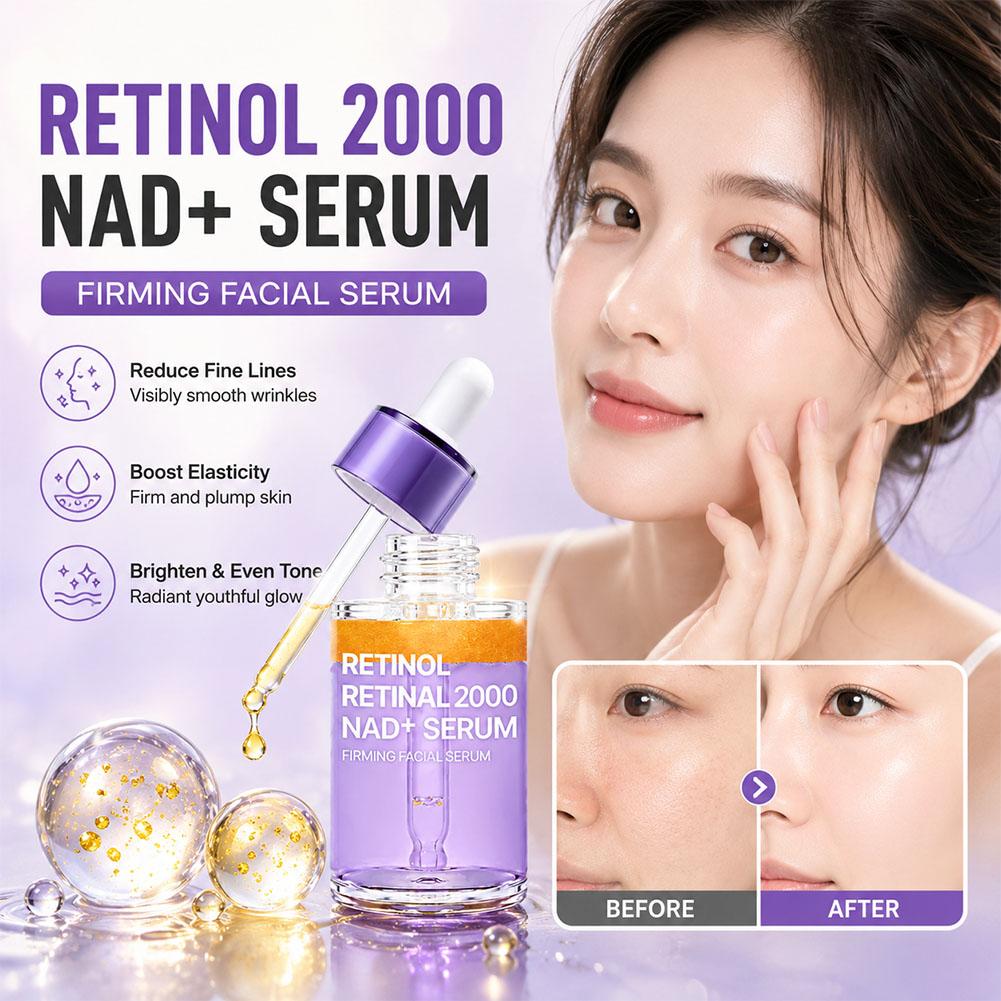 Retinol 2000 NAD Facial Serum  - đánh giá và giá The Ordinary Serum Hyaluronic Acid
