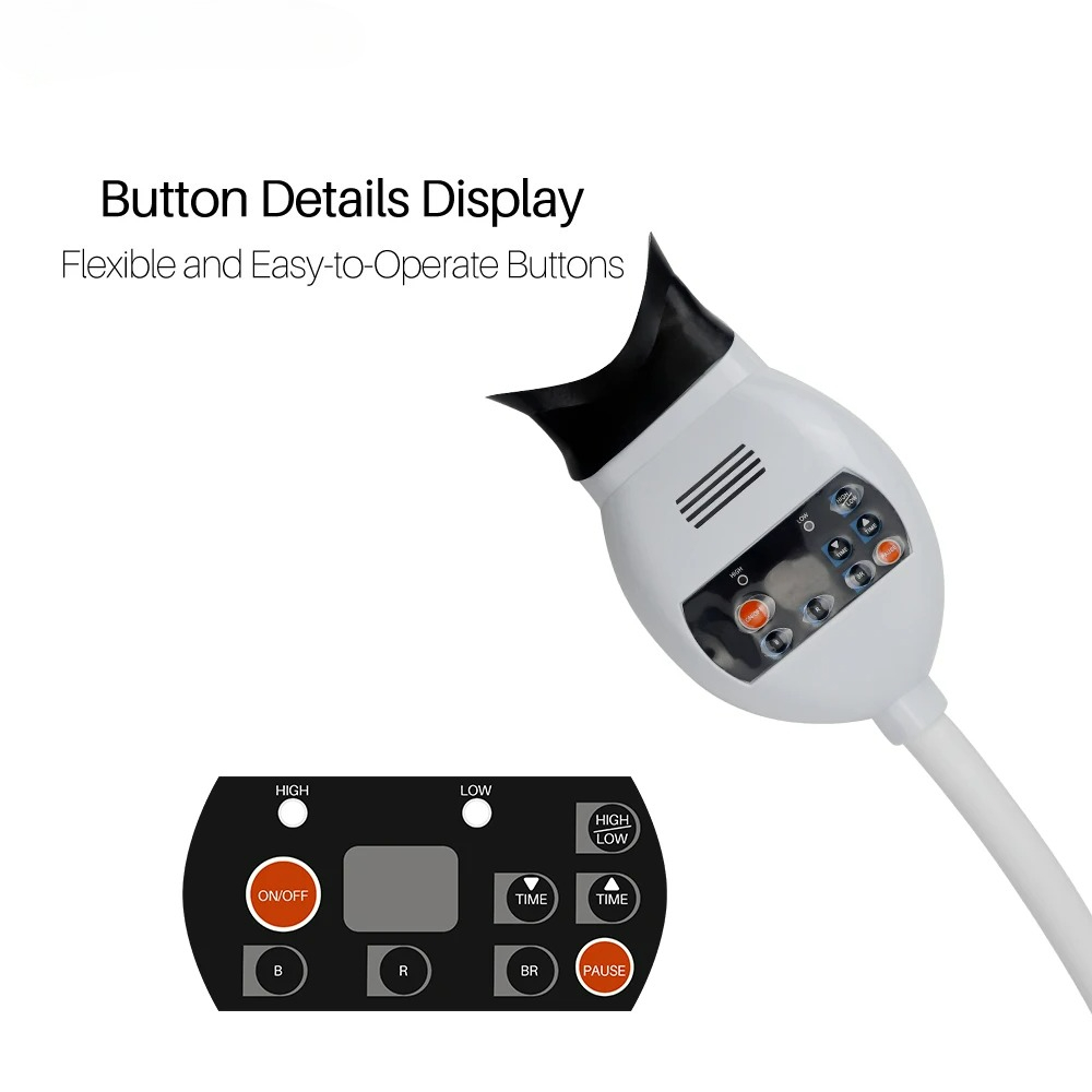 Adjustable 3 Colors LED Teeth  - đánh giá và giá Teeth Whitening Accelerator