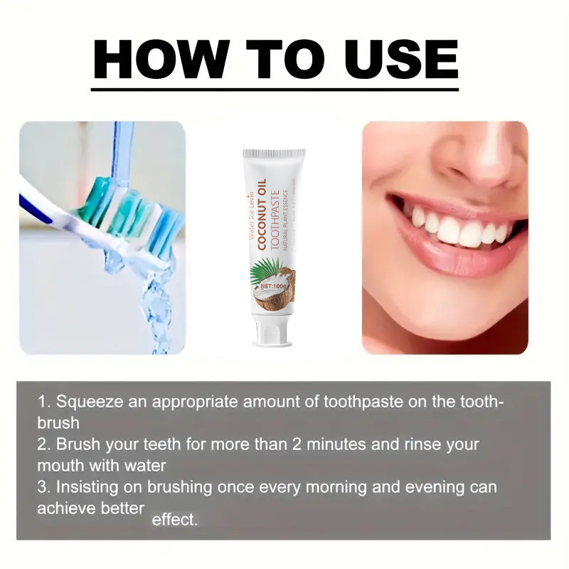 100g Coconut Oil Whitening Too - đánh giá và giá Teeth Whitening With Coconut Oil