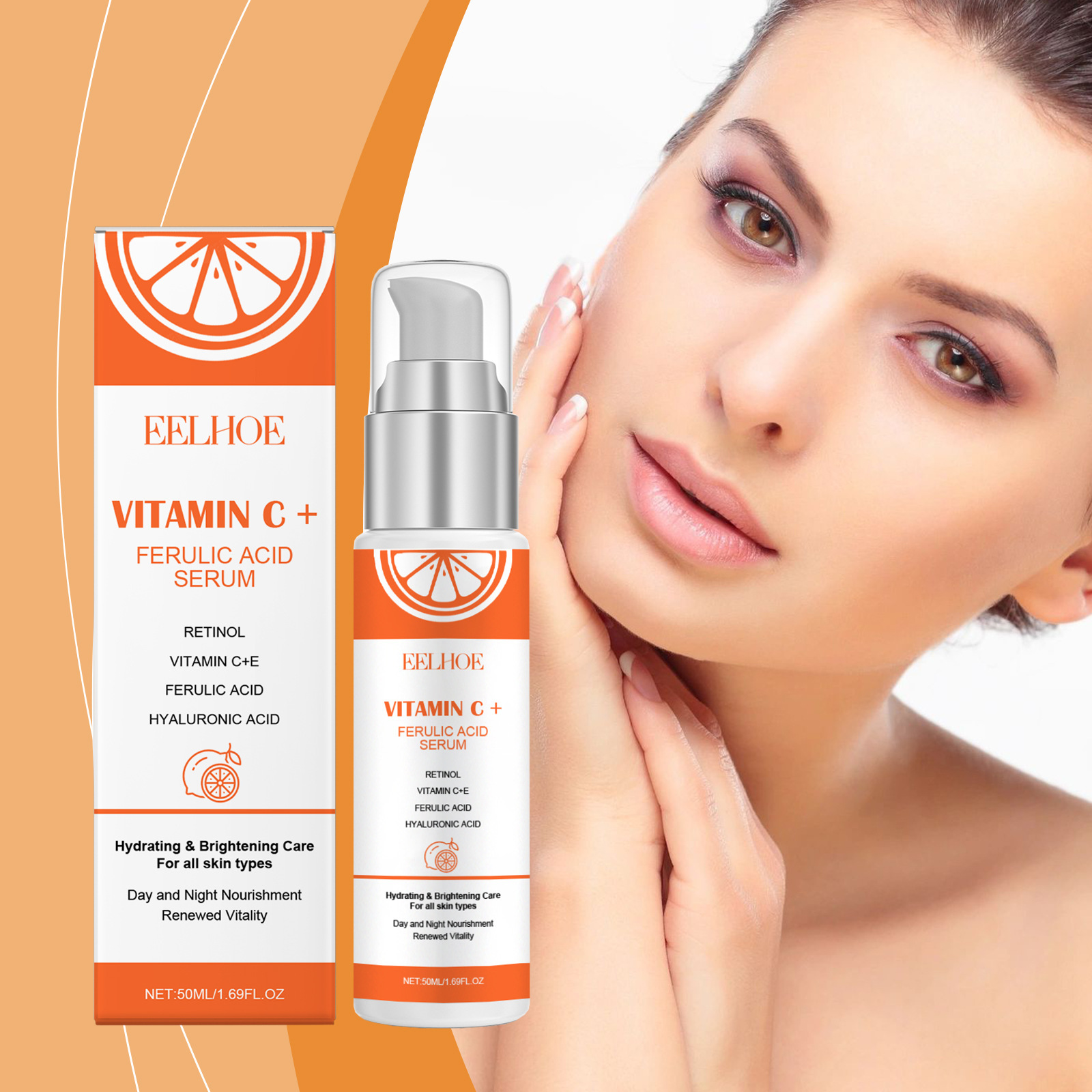 EELHOE Vitamin C E Ferulic Aci - đánh giá và giá The Ordinary Serum Hyaluronic Acid