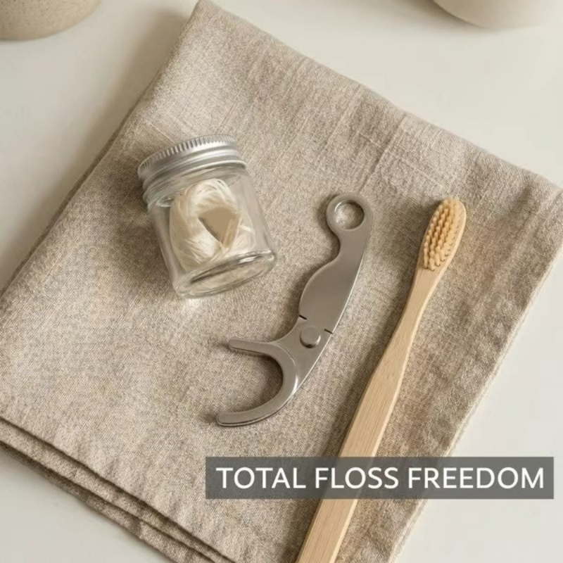 Stainless Steel Reusable Tooth - đánh giá và giá Dental Floss Picks